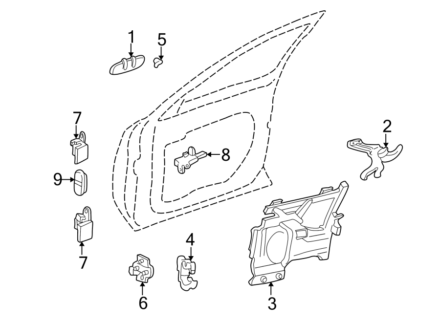 Buick Park Avenue Door Check - 19244695 | GM Parts Wholesale Canada