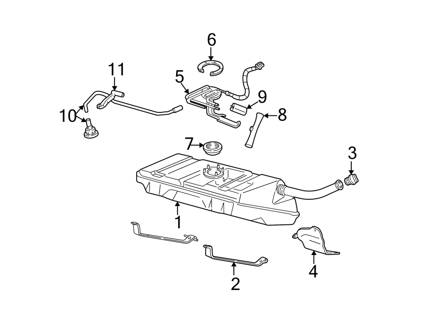 Chevrolet Tahoe Seal Unit Sending Fuel Tank 1997