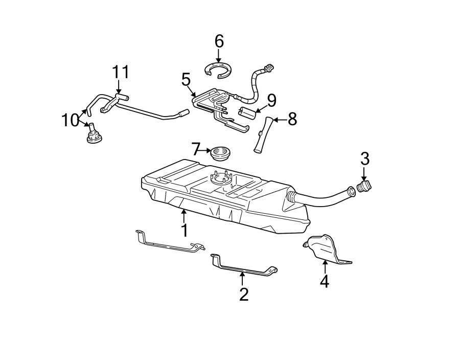 Chevrolet Tahoe Seal  Unit  Sending  Fuel  Tank  1997