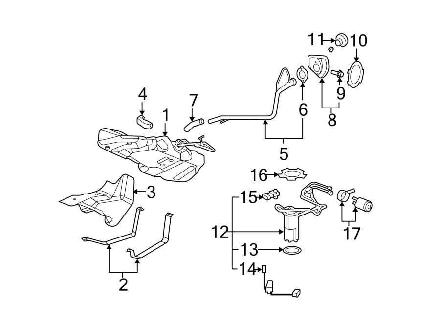 Chevrolet Tahoe Fuel Filler Neck Federal Federal