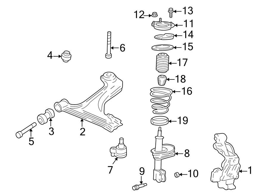 Pontiac Grand Am Suspension Control Arm Bushing