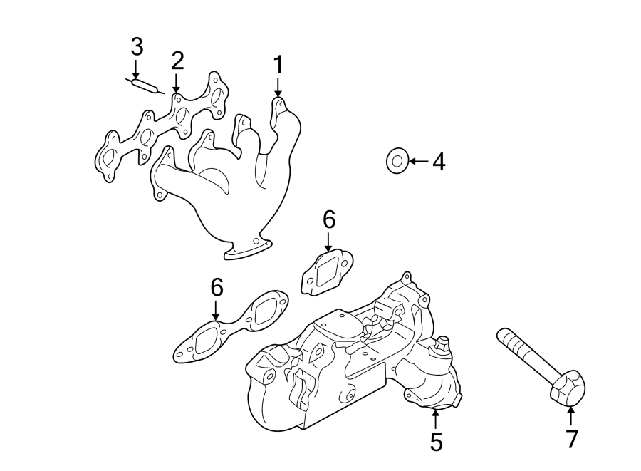 Chevrolet S10 Exhaust Manifold. MANIFOLD, EXHAUST. 2.2 LITER. S-Series