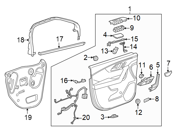 Chevy Trailblazer Body Parts Diagram / Chevrolet TRAILBLAZER Plate