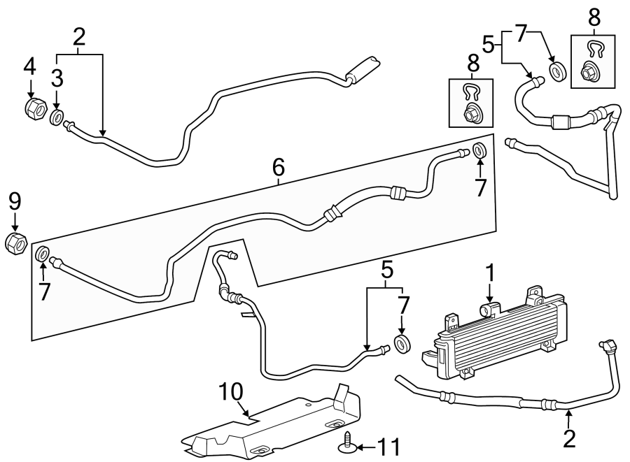 Leaking transmission cooler lines eudrop