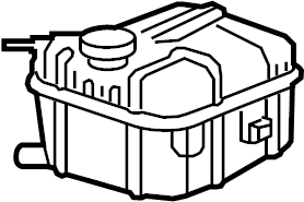 Buick Regal Engine Coolant Reservoir - 13220123 | GM Parts Wholesale