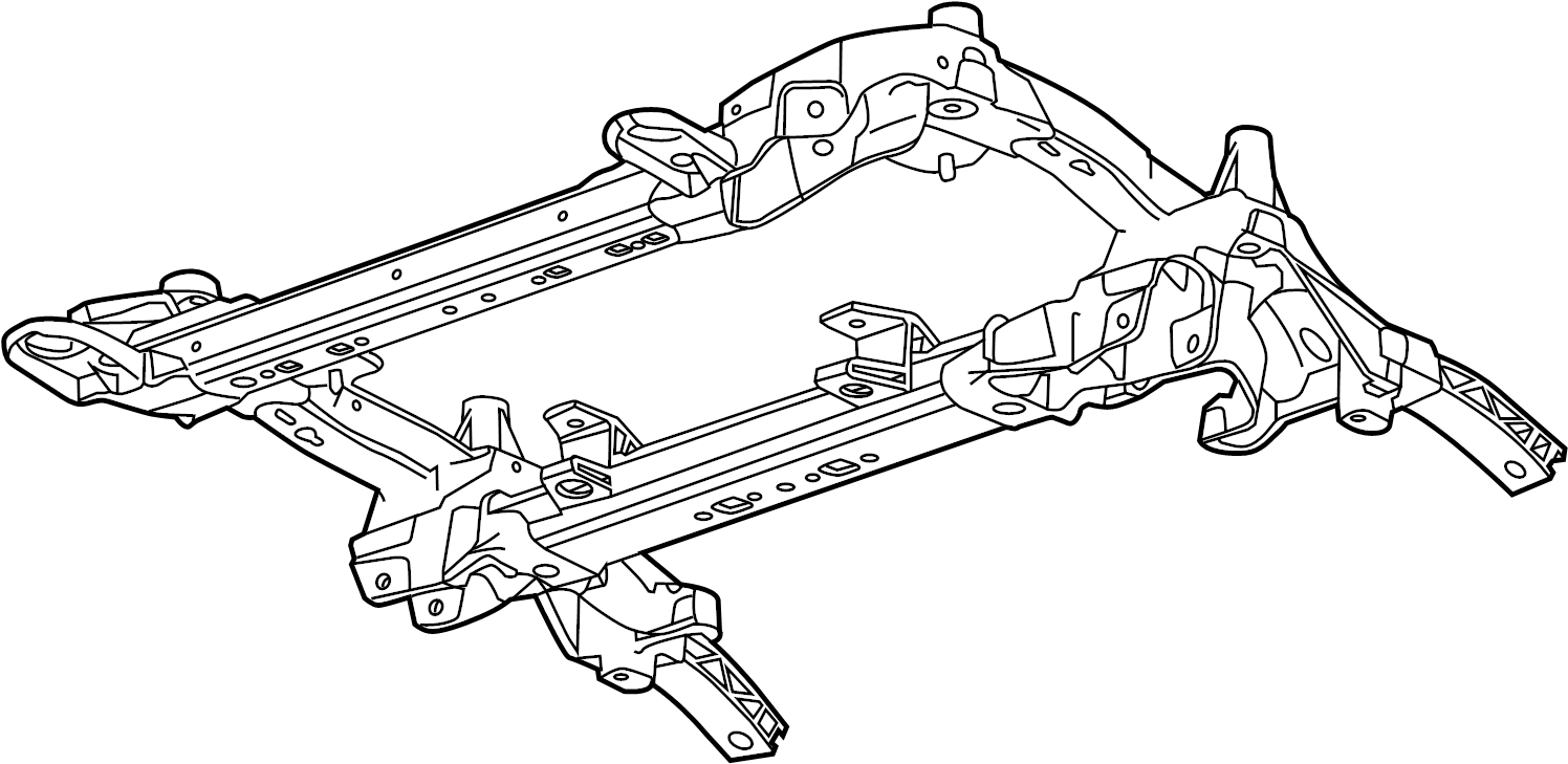 Cadillac CTS Suspension Subframe Crossmember (Front). CTS; RWD; 2.0L. W