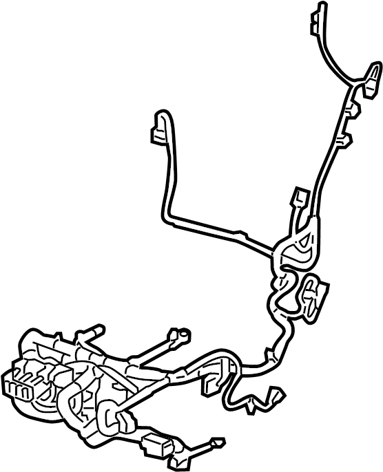 Cadillac SRX Power Seat Wiring Harness. SEAT CUSHION, W/MEMORY PACKAGE