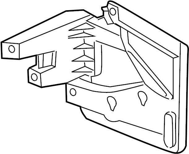 Cadillac Cts Fuse Box Bracket Sedan Trunk Compartment