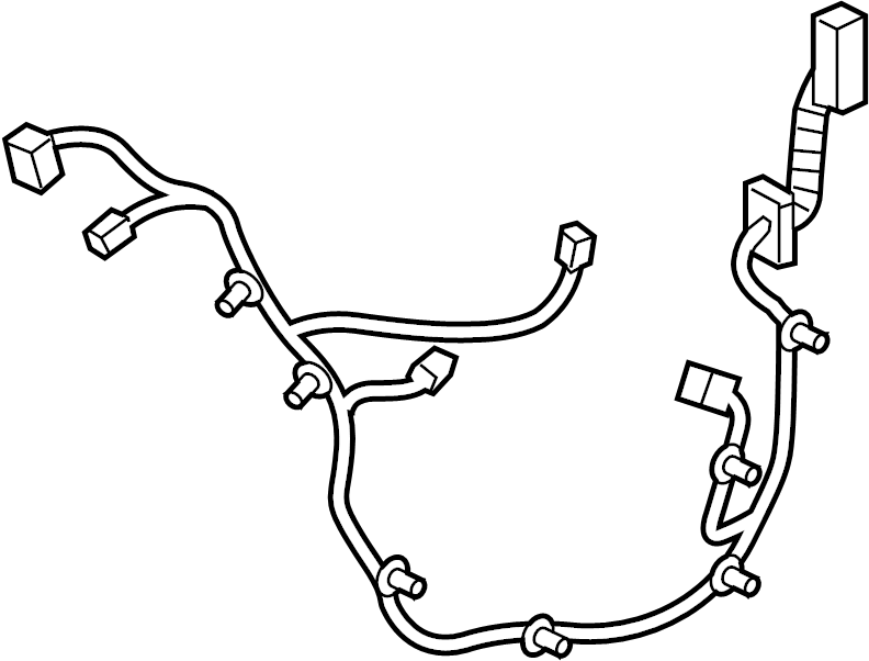 Chevrolet Sonic Door Wiring Harness Audio Premium Power