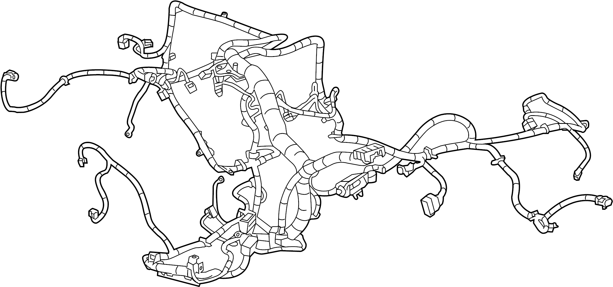 GMC Sierra 2500 HD Engine Wiring Harness. 6.6 liter diesel